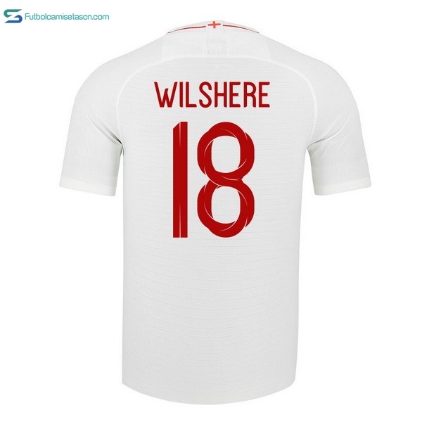 Camiseta Inglaterra 1ª Wilshere 2018 Blanco